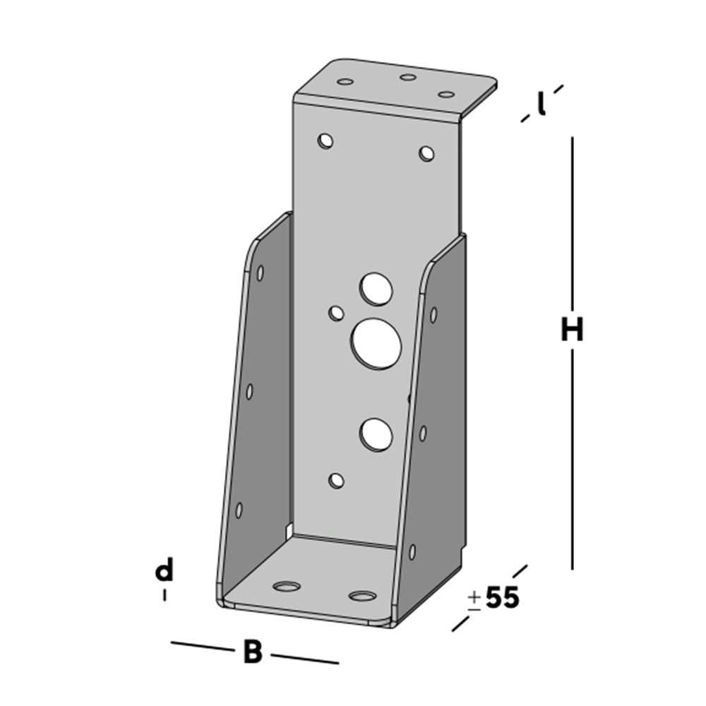 balkdrager gbs korte lip sv-2 balkdrager gbs korte lip sv-2