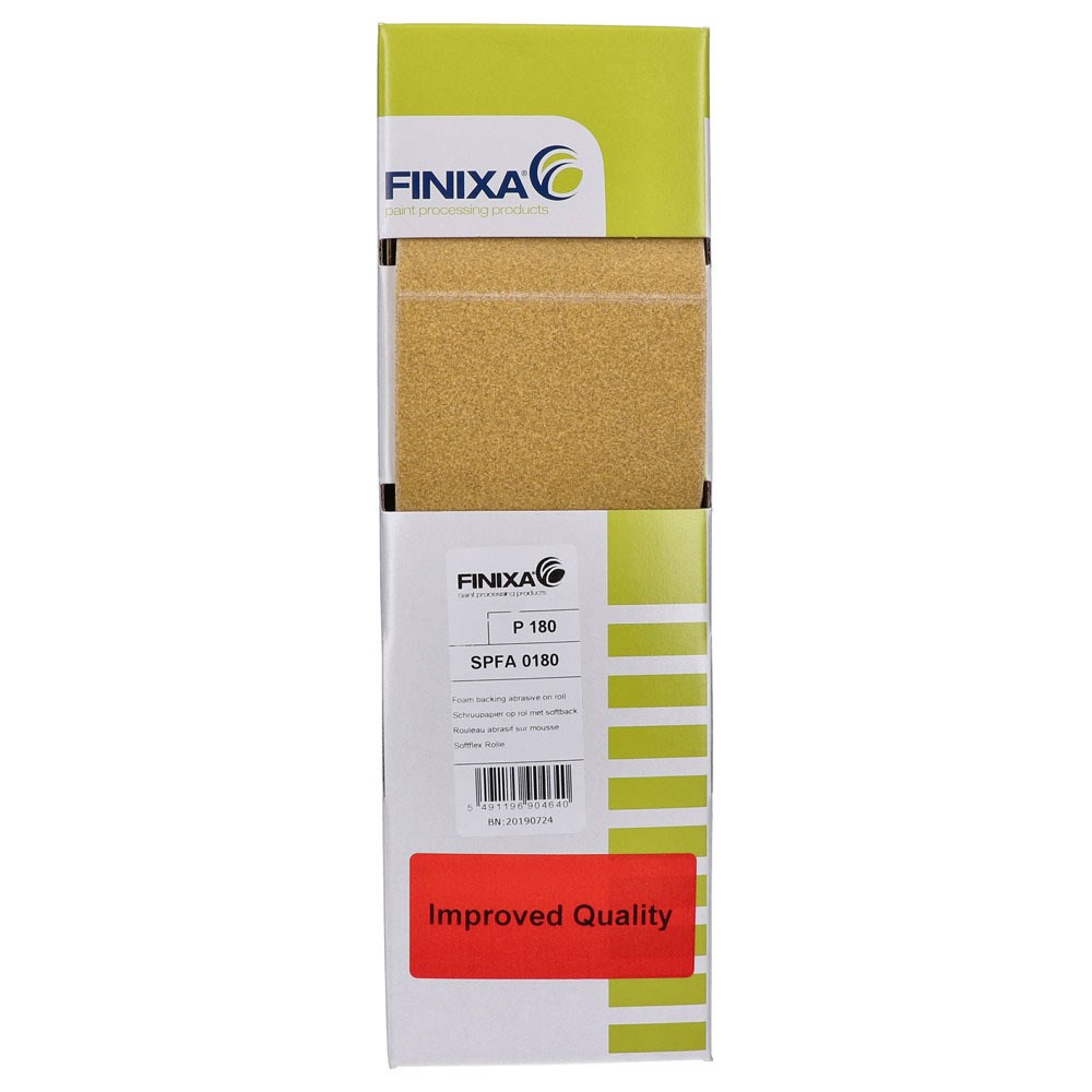 Finixa Schuurpapier Op Rol Met Softback 114mm x 25m (4)