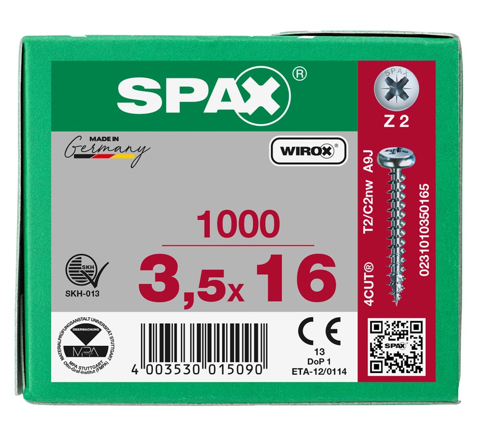 spaanplaatschroef wirox spax-6 spaanplaatschroef wirox spax-6