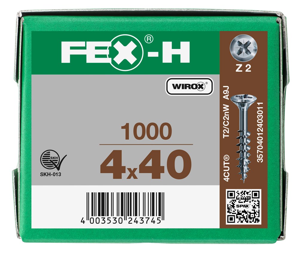 spaanplaatschroef wirox spax-6 spaanplaatschroef wirox spax-6