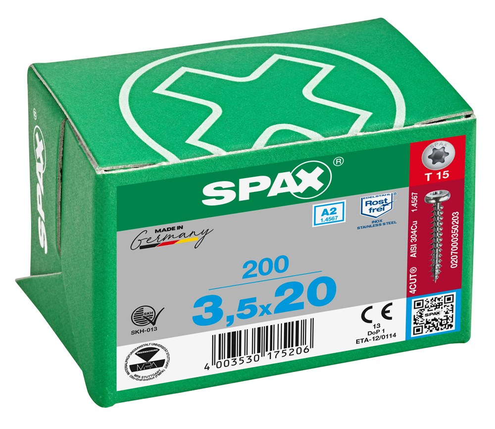 spaanplaatschroef rvs a2 spax-4 spaanplaatschroef rvs a2 spax-4