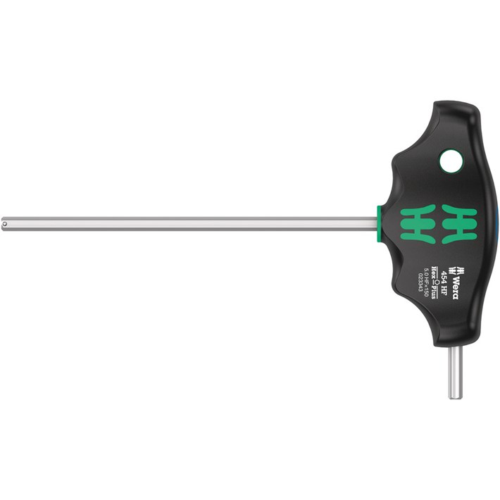 454 HF T-greep zeskant-schroevendraaier Hex-Plus met vasthoudfunctie, 5.0 x 150 mm