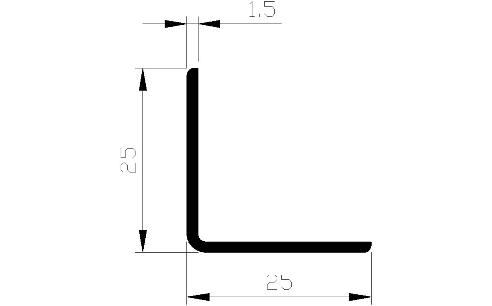Hoekbeschermer, aluminium