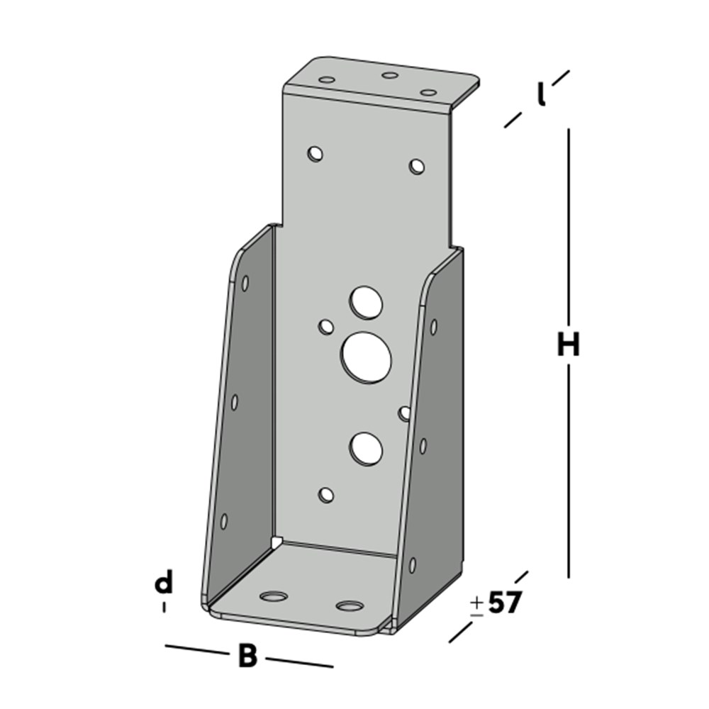 balkdrager gbs korte lip sv-2 balkdrager gbs korte lip sv-2