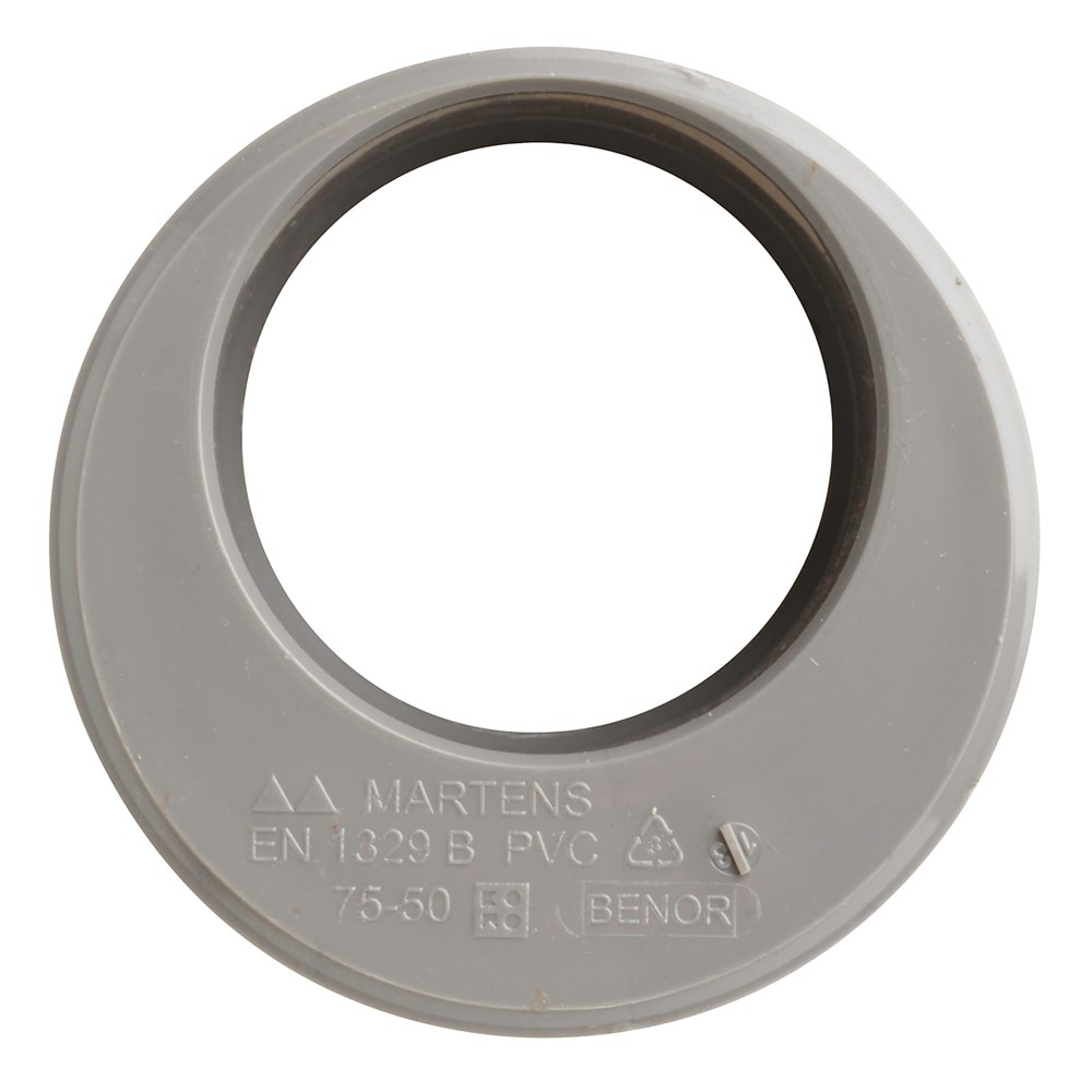 verloopring excentrisch pvc grijs rwa-2 verloopring excentrisch pvc grijs rwa-2