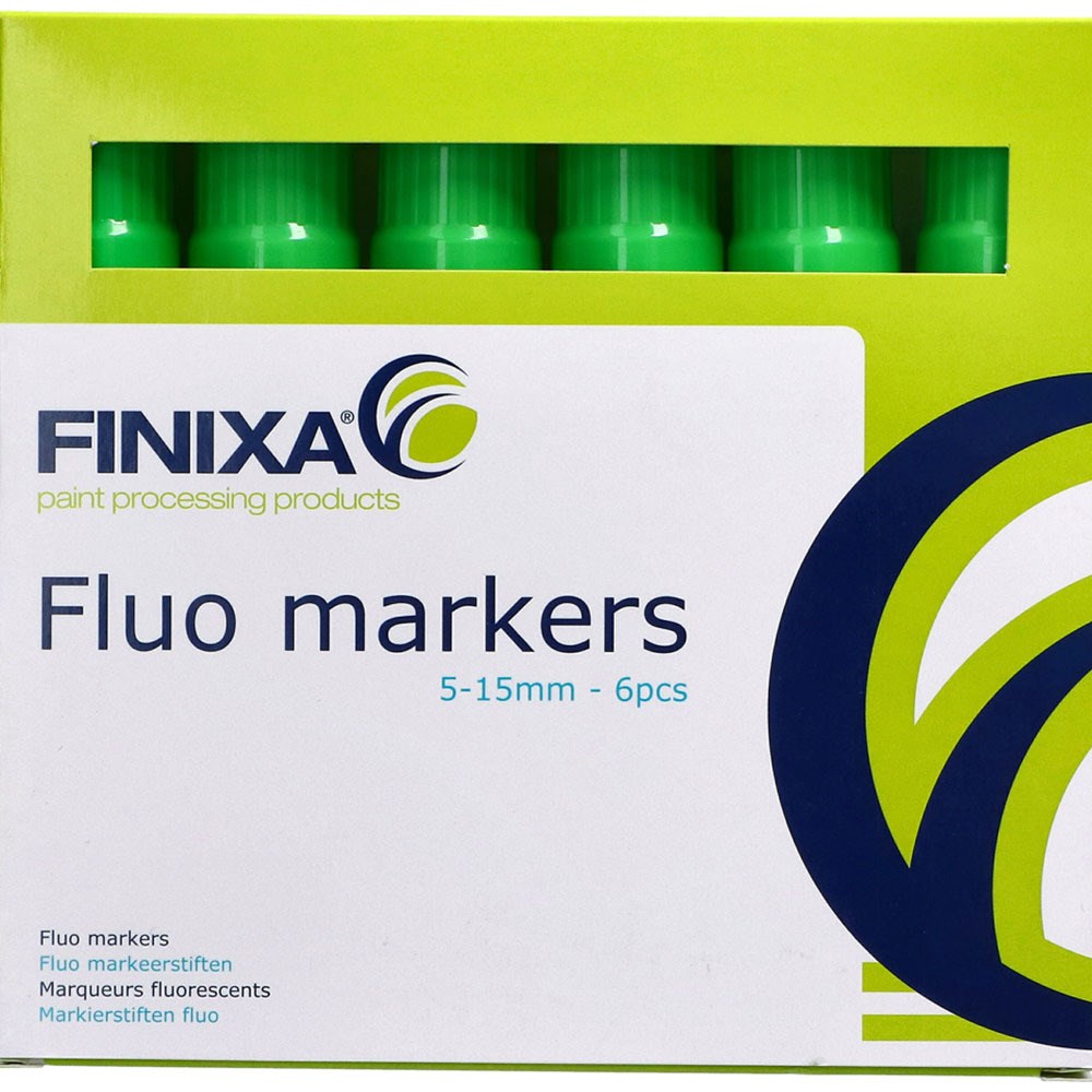 FINIXA FLUO MARKEERSTIFT GROEN 5MM-15MM 6ST (1)
