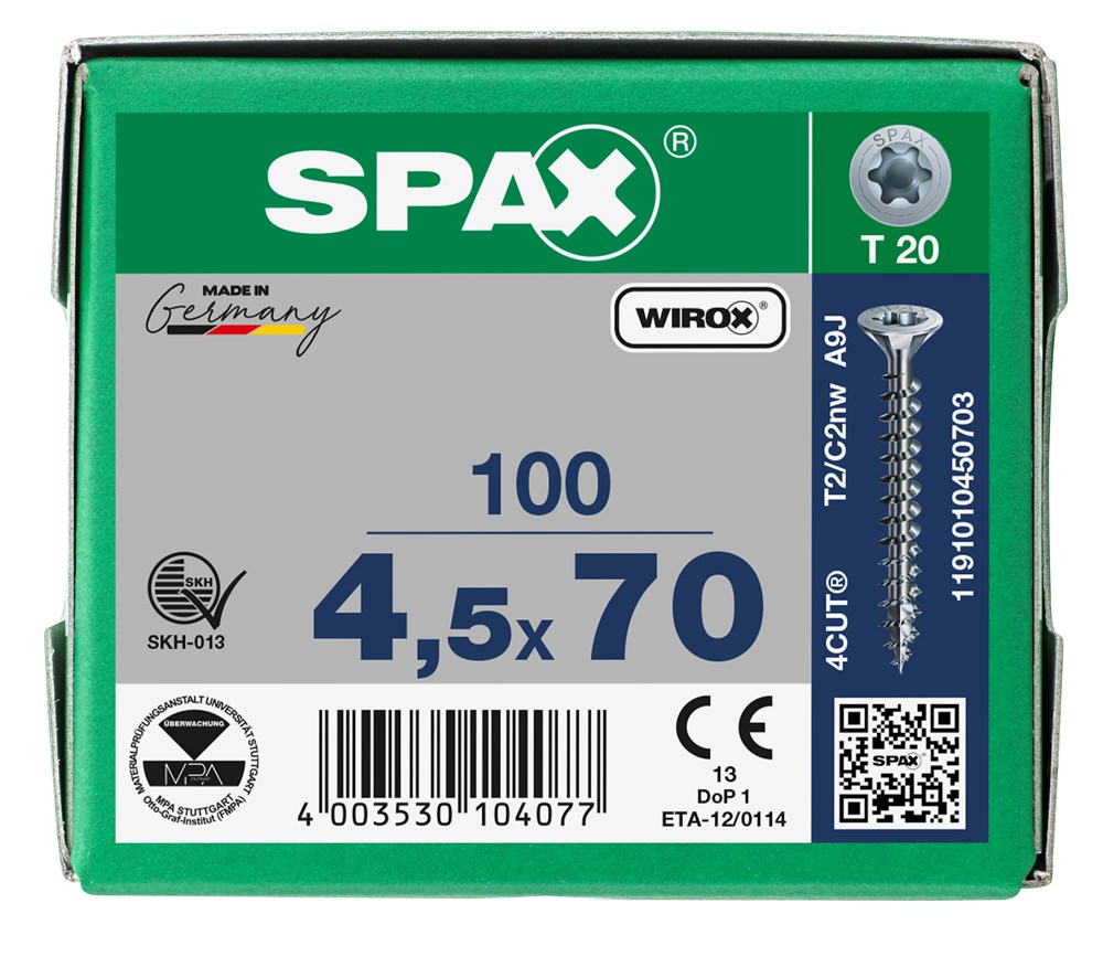 spaanplaatschroef wirox spax-6 spaanplaatschroef wirox spax-6