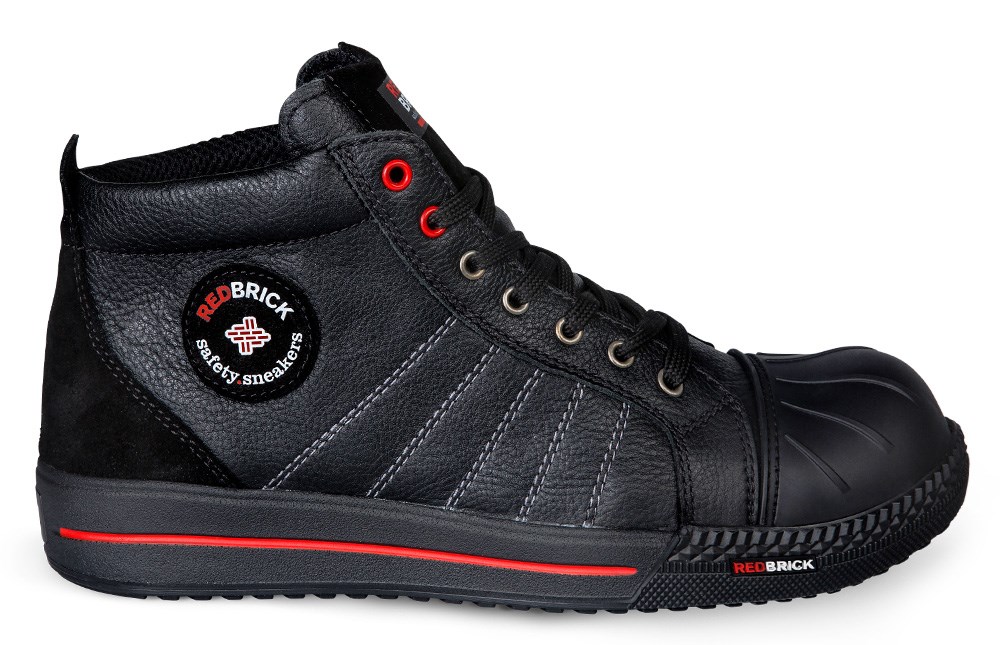 Redbrick onyx s3 hoog zwart + kruipn. maat 44 (1)