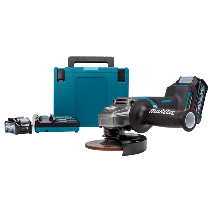 Afbeelding Makita 40 v max haakse slijper 125 mm GA016GM201