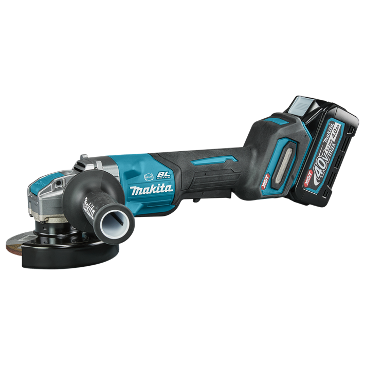 Afbeelding Makita 40 v max haakse slijper 125 mm x-lock