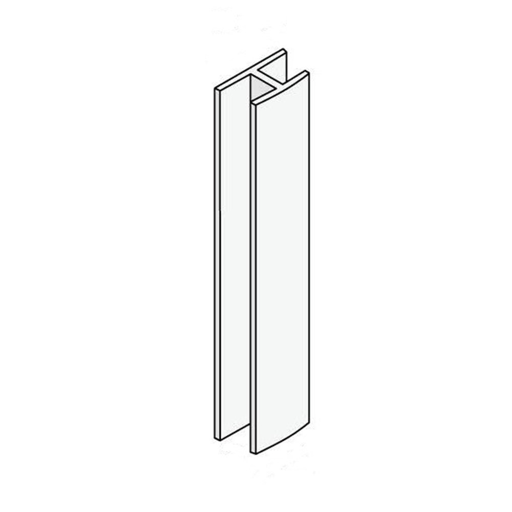 Fervent schroot vis KUNSTSTOF TUSSENVERB.PROFIEL 18MM ZWART *0450 - Veldmans