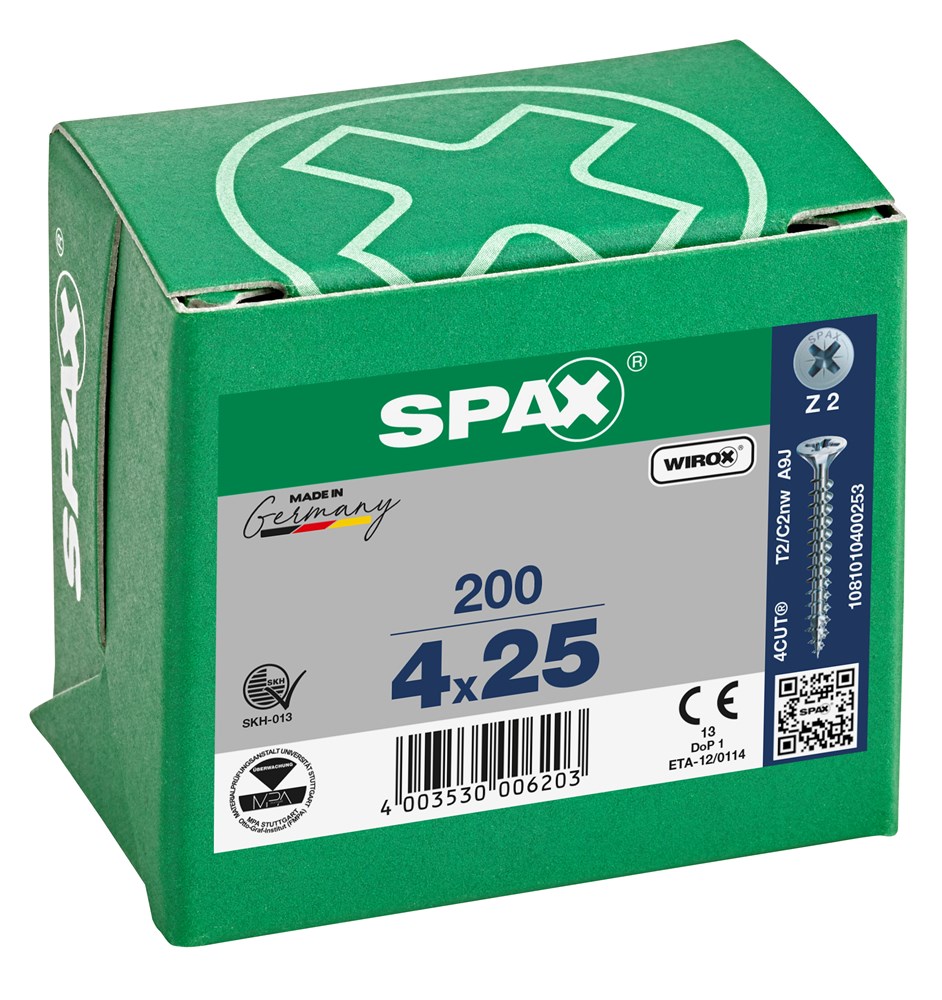 spaanplaatschroef wirox spax-4 spaanplaatschroef wirox spax-4