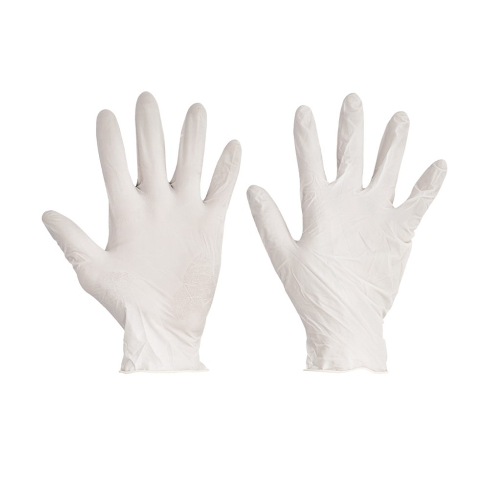 Flocx wegwerphandschoen latex set 10 stuks (1)