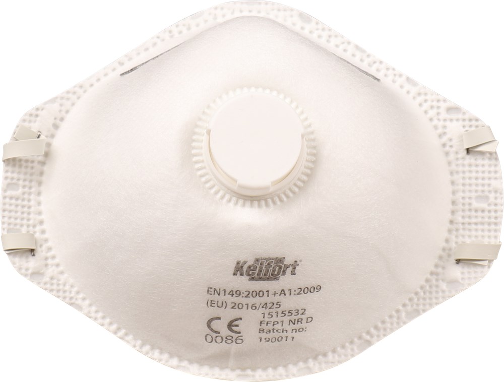 Stofmasker met uitademventiel, klasse FFP1