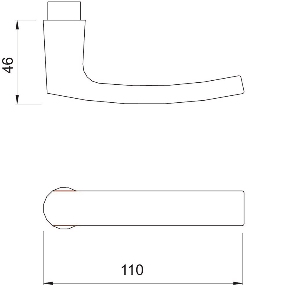 Afbeelding voor Deurkrukset type 332 deurdikte 40mm F1