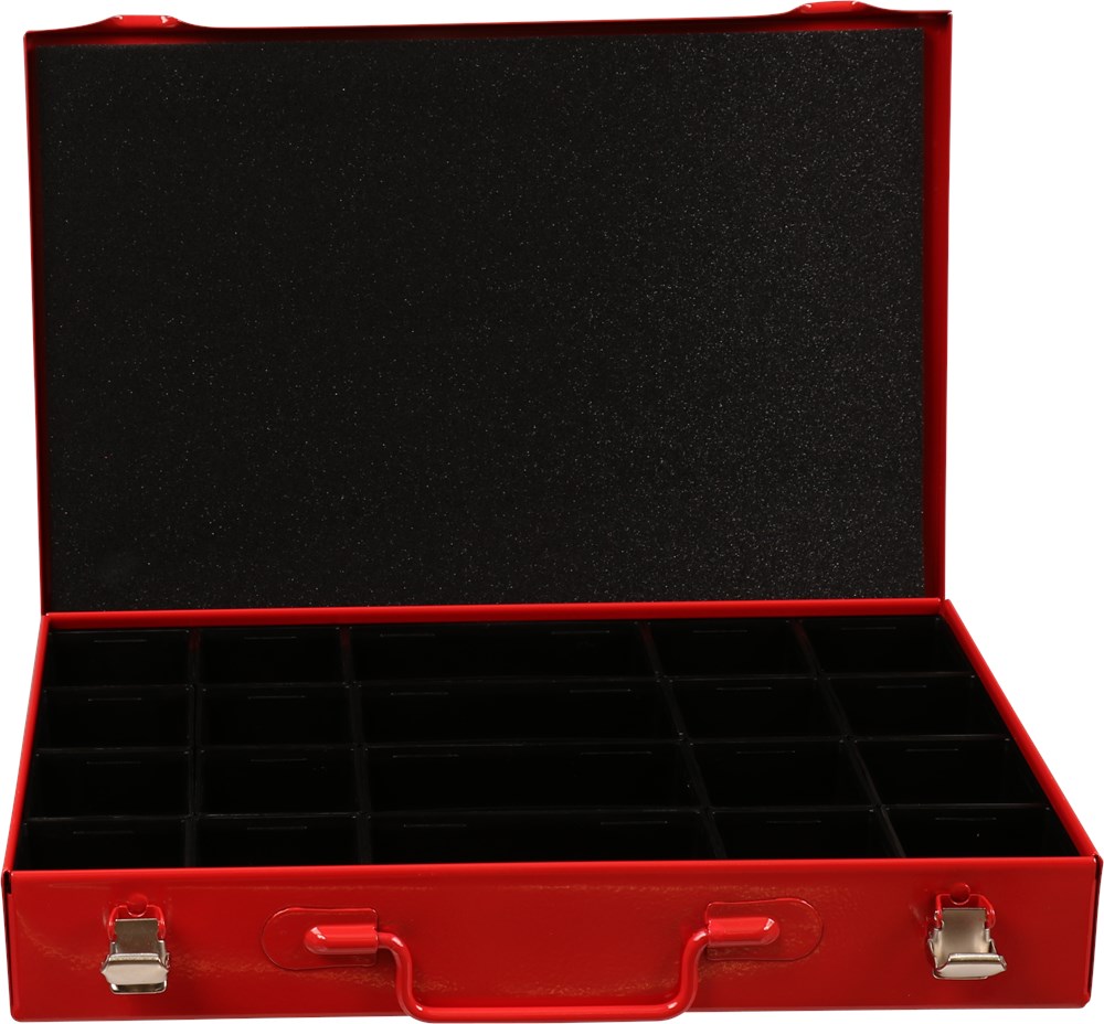 assortimentskoffer metaal rood kelfort-1 assortimentskoffer metaal rood kelfort-1