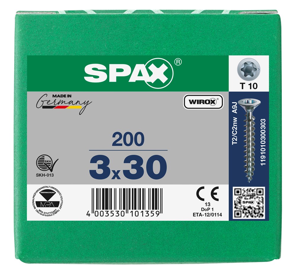 spaanplaatschroef wirox spax-6 spaanplaatschroef wirox spax-6