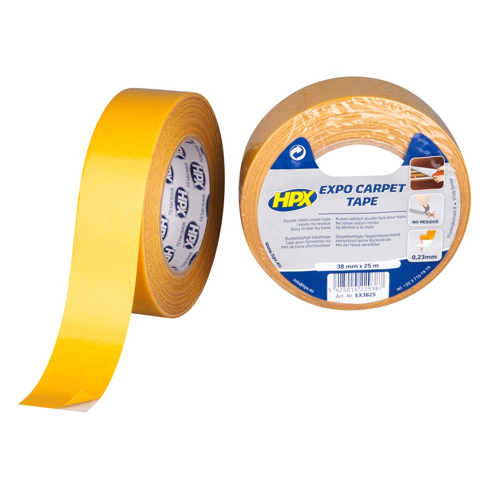 HPX expo carpet tape wit 38mm rol 25 meter (1)