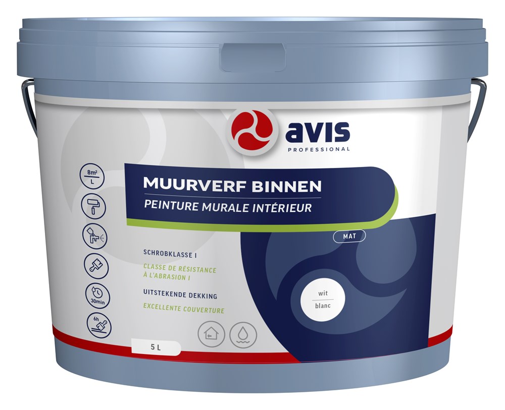 Avis muurverf binnen wit mat (3)