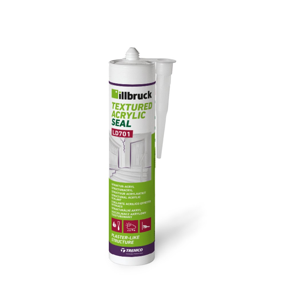 Afbeelding voor Illbruck structuur acryllaatkit wit 310ml