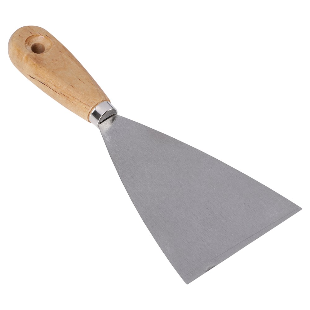 PLAMUURMES, 89 MM, HOUTEN HANDVAT
