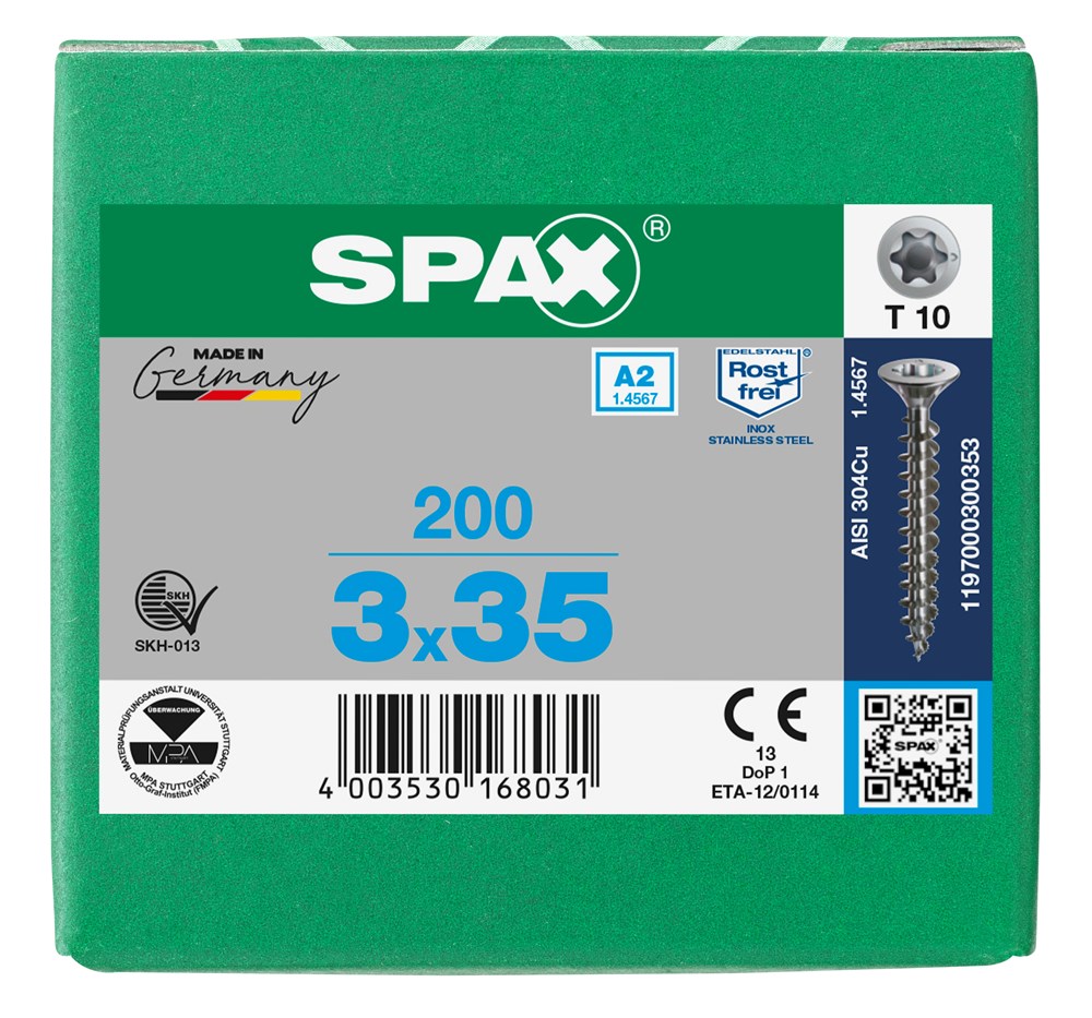 spaanplaatschroef rvs a2 spax-6 spaanplaatschroef rvs a2 spax-6