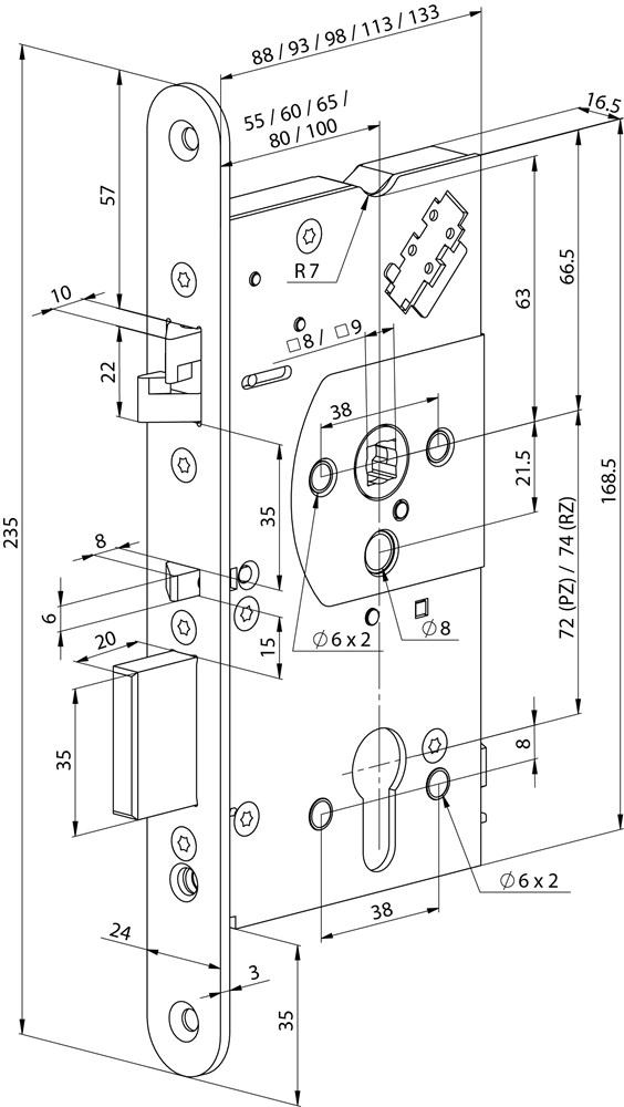 solenoidslot enkelzijdig zelfv.abloy-2 solenoidslot enkelzijdig zelfv.abloy-2