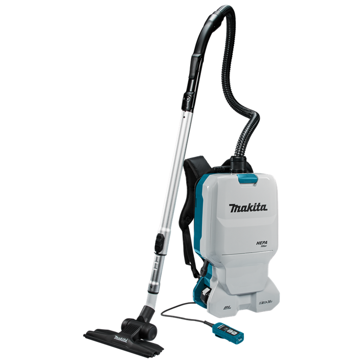 Afbeelding Makita 2x18 v rugstofzuiger voor schoonmaak DVC660PT2