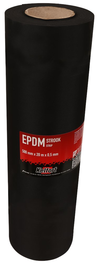 stroken epdm folie zwart kelfort-2 stroken epdm folie zwart kelfort-2