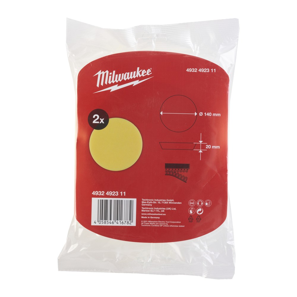 Sponge Yellow Fine 140 / 20 mm - 2 pc