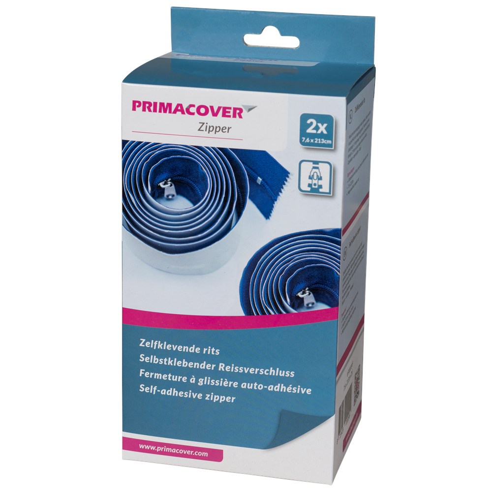PrimaCover zipper zelfklevend 213x7,6cm set 2 st (1)