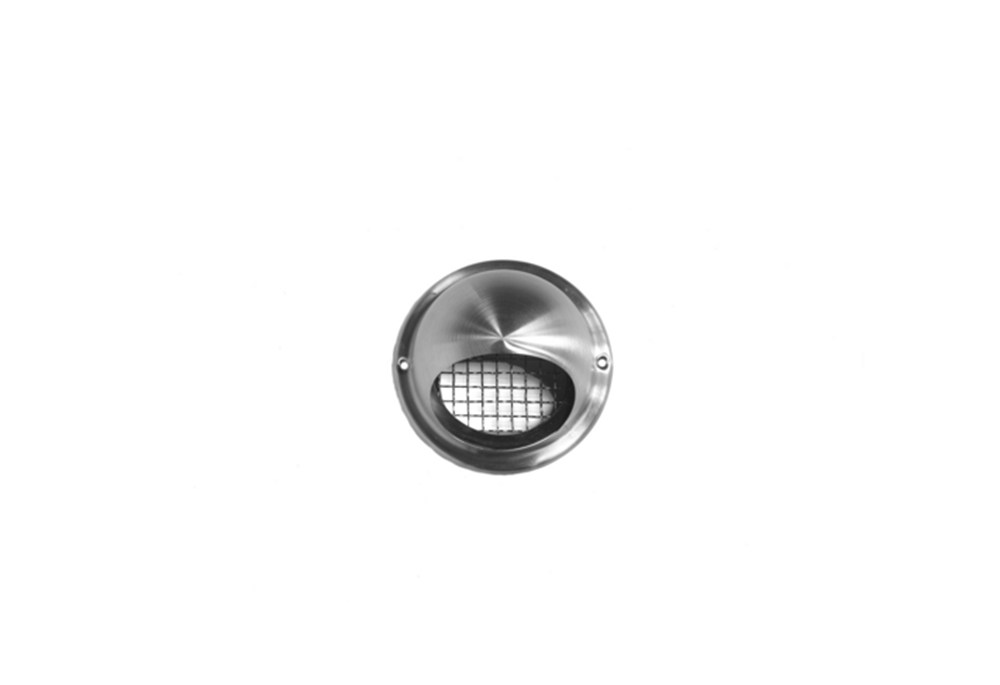 RVS Inox Bolrooster met hoge luchtdoorlaat