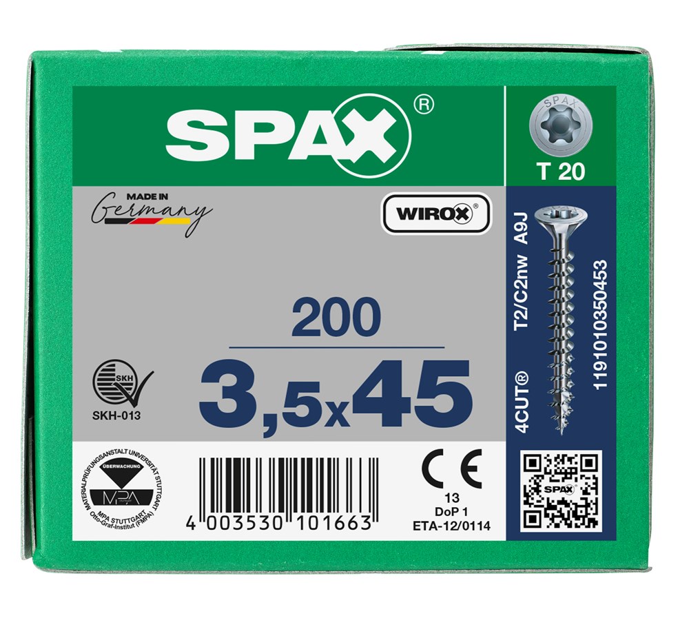 spaanplaatschroef wirox spax-6 spaanplaatschroef wirox spax-6