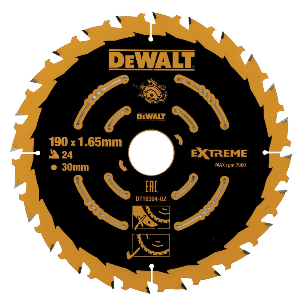 DeWalt DT10304-QZ Elite Circular Saw Blade  190mm x 30mm 24T