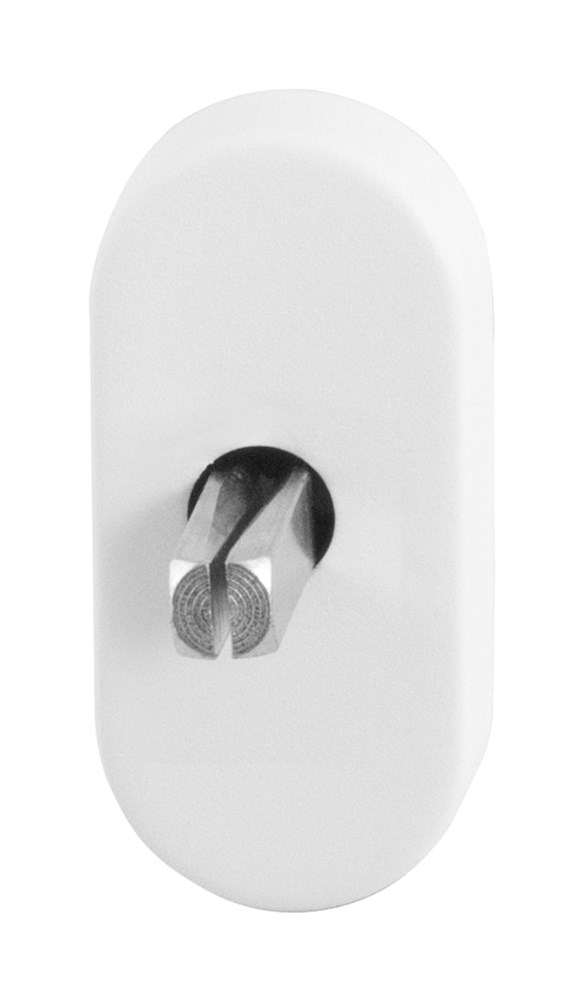 Wit, Wit, RVS, Ja, N.v.t., 12 mm, 30 mm, 65 mm, RAL 9016, stuk, Modern & zelfbewust GPF810053100.png