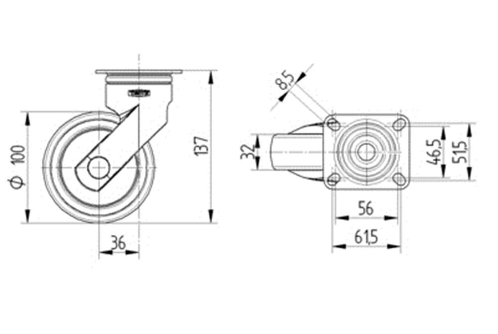 Afbeelding voor 5370PJP100P50 RAL7001 BAND7015 5370PJP100P50