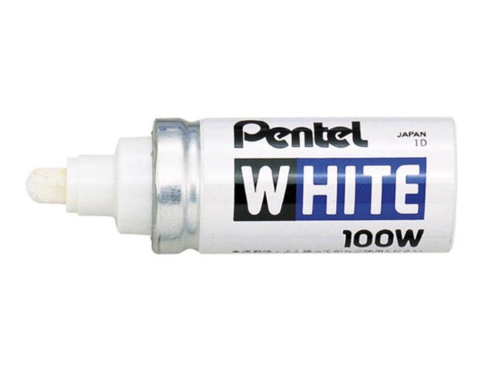 Afbeelding voor PENTEL MERKPEN WIT 100W 100W