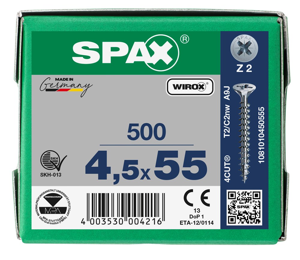 spaanplaatschroef wirox spax-6 spaanplaatschroef wirox spax-6