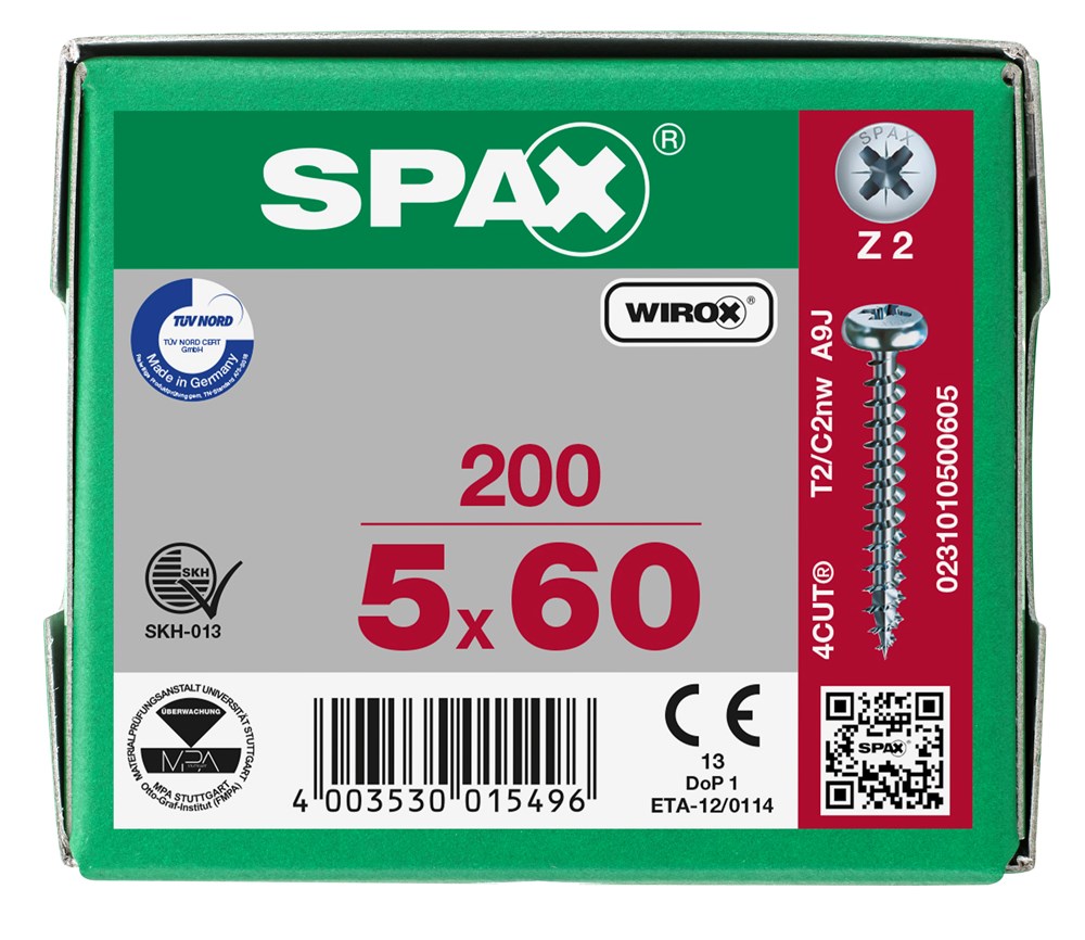 spaanplaatschroef wirox spax-6 spaanplaatschroef wirox spax-6