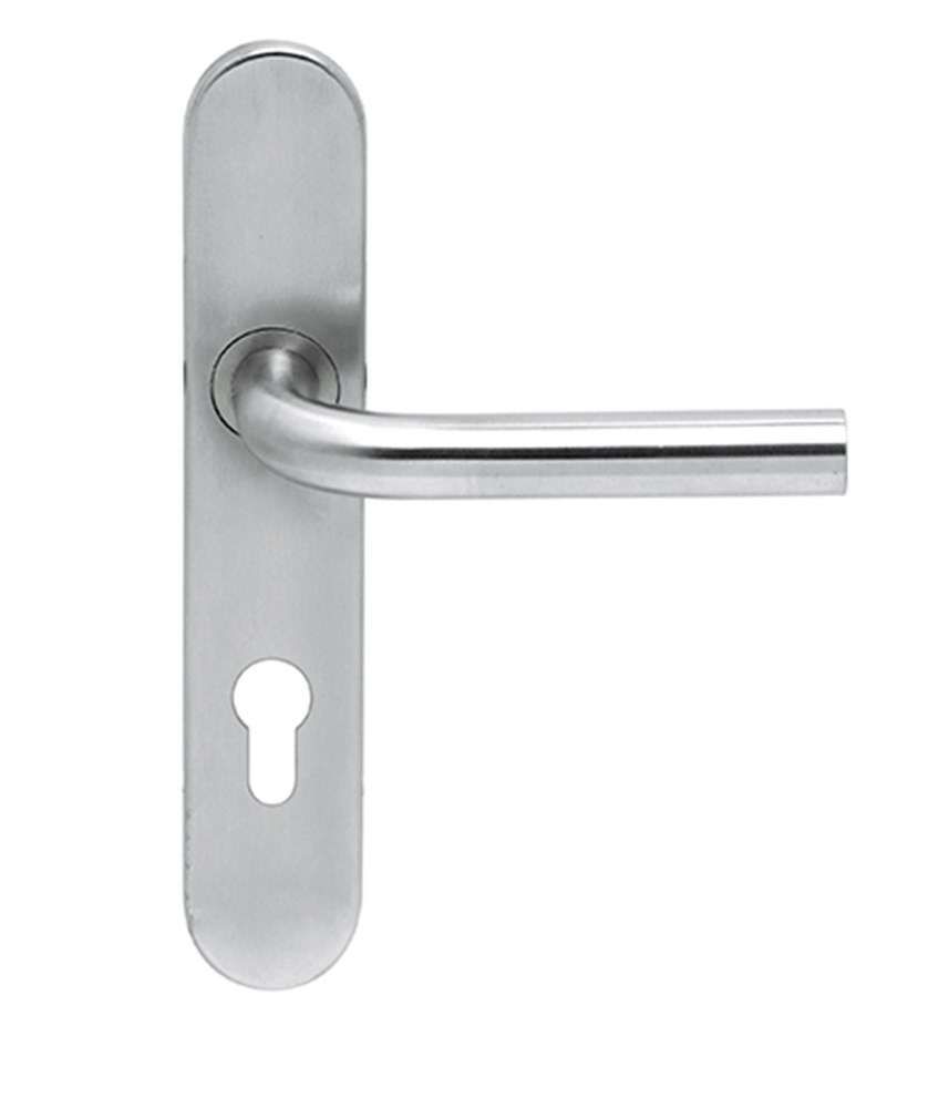 Kruk/knop schild, rvs