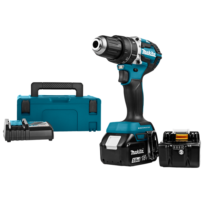 Afbeelding Makita 18 v klopboor-/schroefmachine DHP484RTJ