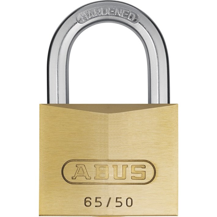 Afbeelding ABUS messing hangslot, gelijksluitend 65 serie