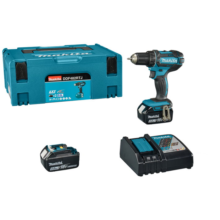 Afbeelding Makita 18 v boor-/schroefmachine DDF482RTJ