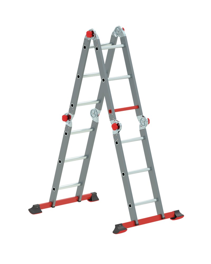 Vouwladder, aluminium