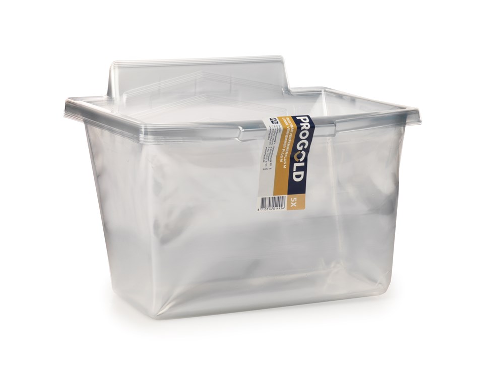 PROGOLD INZETBAK M PLUS TBV VERFEMMER 8 LTR -5ST NIEUW (1)