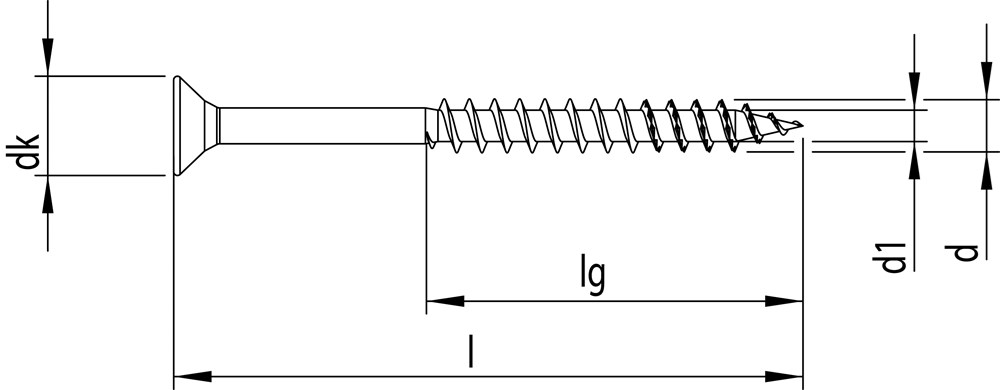 spaanplaatschroef verzinkt heco-2 spaanplaatschroef verzinkt heco-2