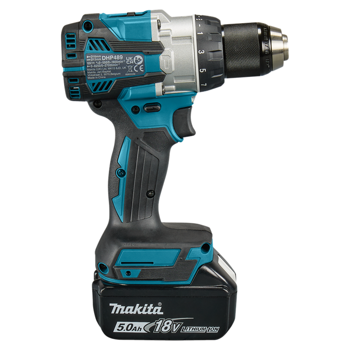 Afbeelding Makita 18 v klopboor-/schroefmachine DHP489RTJ