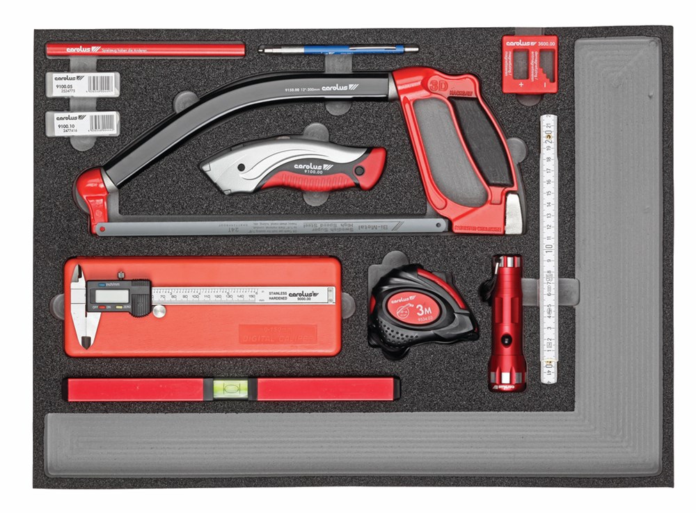 Gereedschapskofferinlay incl. gereedschap