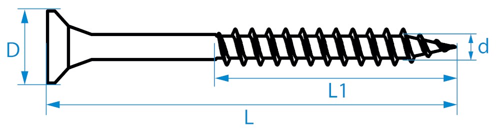 spaanplaatschroef rvs a2 qz-7 spaanplaatschroef rvs a2 qz-7