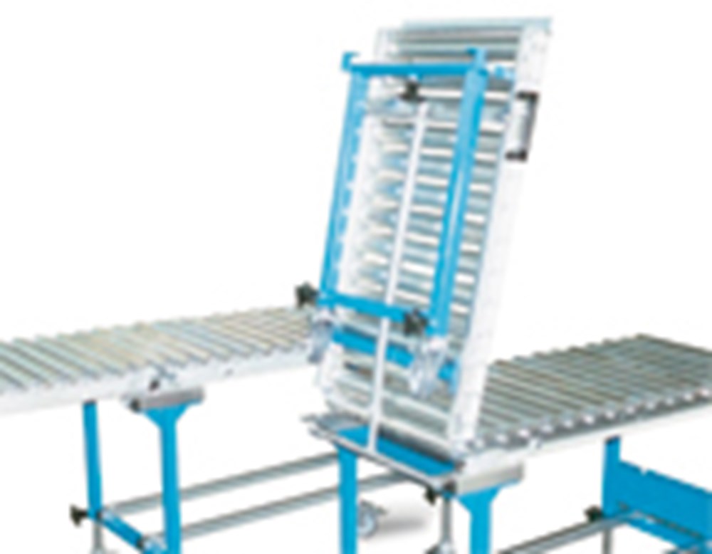 rollenbaan, doorvoer, staal, 50 mm, 1 m, nee, 800 mm, 880 mm, 1000 mm, 630 mm, 208 mm, 70 mm, 40 mm, staal, verzinkt, U-profiel, 33 kg i0000028360.jpg